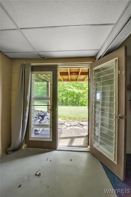 3955 Four Rod Rd Unit S, Marilla, NY 14052 - doorway with concrete floors