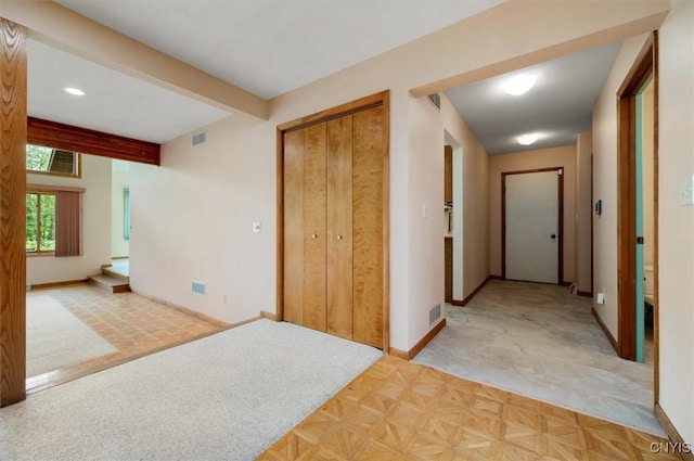 5 Byron Ln, Kirkland, NY 13323 - hall featuring beamed ceiling and baseboards