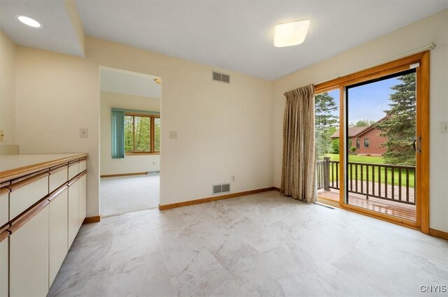 5 Byron Ln, Kirkland, NY 13323 - unfurnished room featuring healthy amount of natural light, baseboards, and light marble finish floors