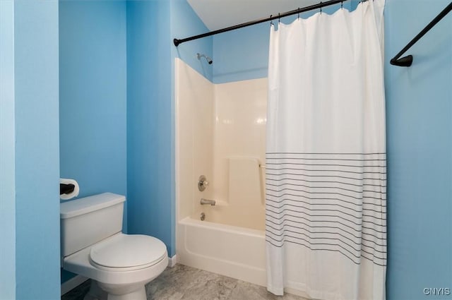 5 Byron Ln, Kirkland, NY 13323 - bathroom with toilet and shower / bathtub combination with curtain