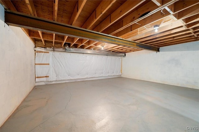 5 Byron Ln, Kirkland, NY 13323 - unfinished below grade area featuring concrete block wall