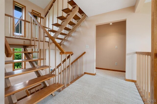 5 Byron Ln, Kirkland, NY 13323 - stairs featuring carpet and baseboards