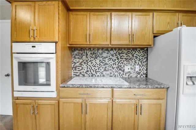 69 Coolidge Ave, Lockport-City, NY 14094 - kitchen featuring white appliances and light stone counters