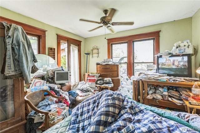 9 Walnut St, Hanover, NY 14062 - bedroom featuring ceiling fan