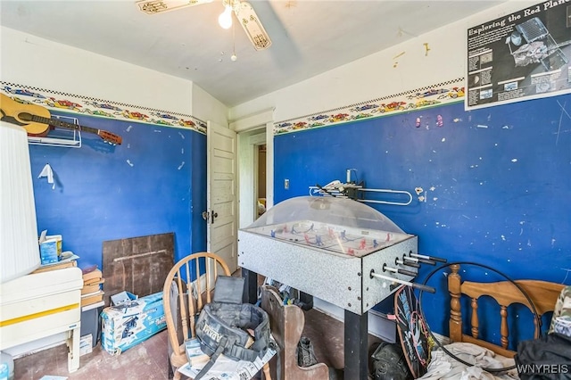 9 Walnut St, Hanover, NY 14062 - bedroom featuring a ceiling fan