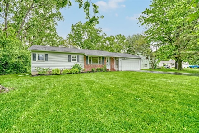 1 Ashton Dr, Gates, NY 14624 - ranch-style home featuring a garage, a front yard, and driveway