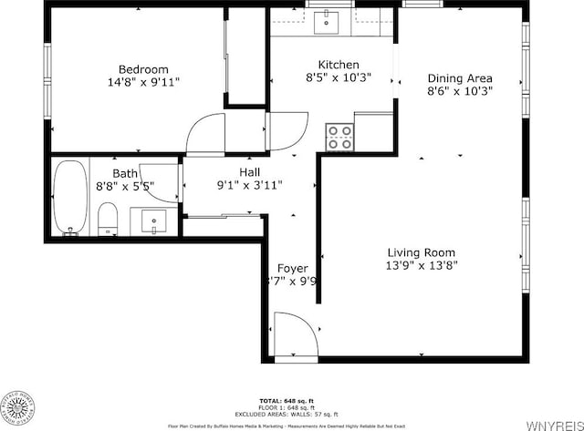 3898 Ridge Lea Rd Unit B, Amherst, NY 14228 - room layout