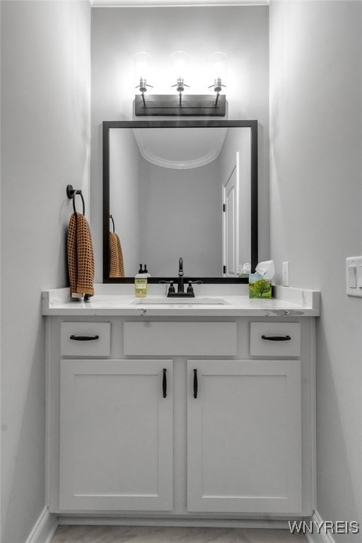110 Hunt Club Cir, Amherst, NY 14051 - bathroom featuring vanity and baseboards