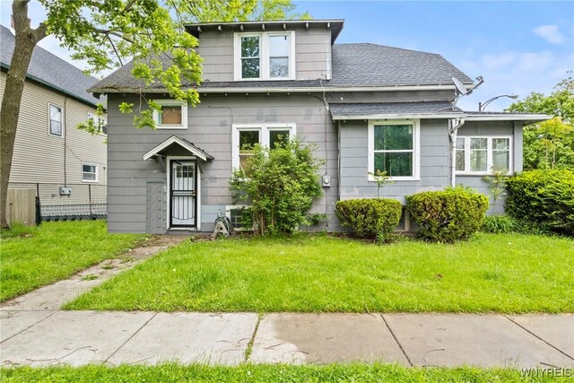 22 Bruce St, Buffalo, NY 14214 - view of front of property featuring a shingled roof
