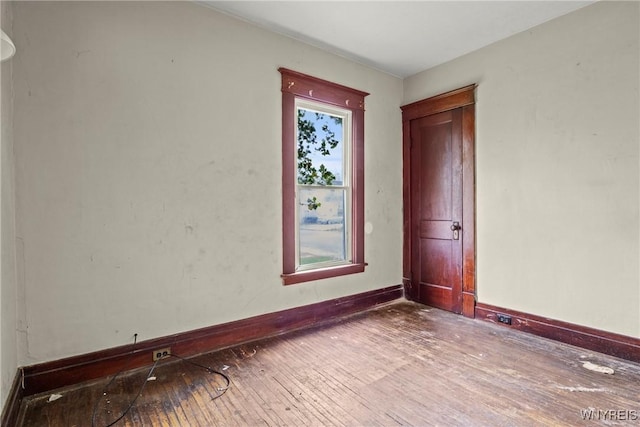 22 Bruce St, Buffalo, NY 14214 - spare room with hardwood / wood-style floors and baseboards