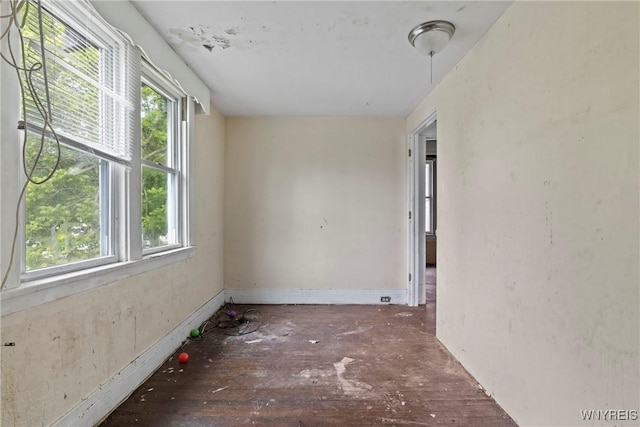 22 Bruce St, Buffalo, NY 14214 - spare room featuring hardwood / wood-style floors and baseboards