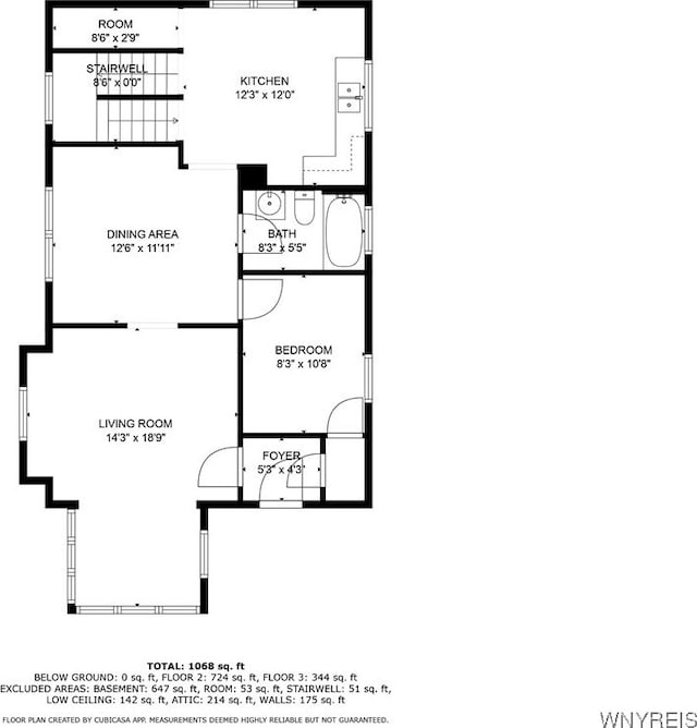 22 Bruce St, Buffalo, NY 14214 - property floor plan