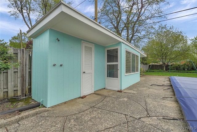 149 Fleetwood Ter, Amherst, NY 14221 - view of outbuilding with a fenced backyard