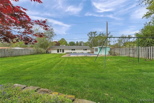 149 Fleetwood Ter, Amherst, NY 14221 - view of yard with an outbuilding