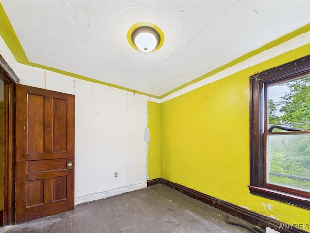 1307 Michigan Ave, Niagara Falls, NY 14305 - spare room featuring dark wood finished floors