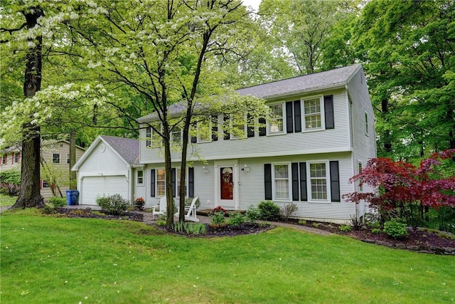 18 Chesham Way, Perinton, NY 14450 - colonial-style house with a front yard