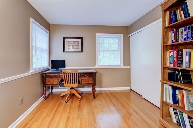 18 Chesham Way, Perinton, NY 14450 - office area with wood finished floors and baseboards