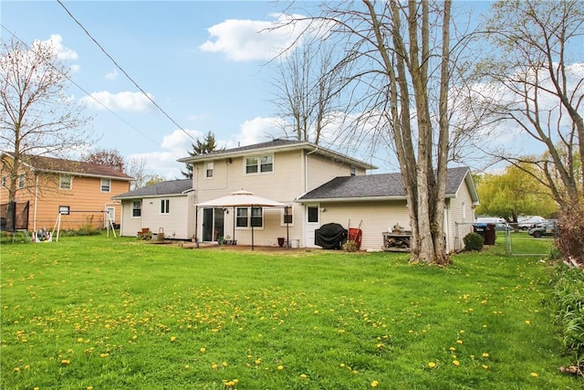 489 Bridgewood Dr, Greece, NY 14612 - rear view of property featuring a gate