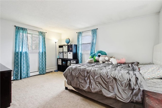 489 Bridgewood Dr, Greece, NY 14612 - carpeted bedroom with multiple windows and a baseboard radiator