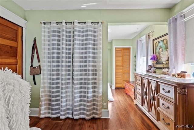 70 Seymour St, Tonawanda-City, NY 14150 - full bath with vanity, wood finished floors, and curtained shower