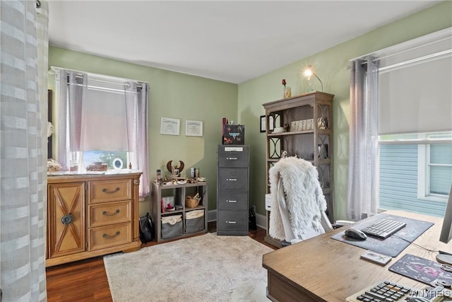 70 Seymour St, Tonawanda-City, NY 14150 - office featuring dark wood-style floors