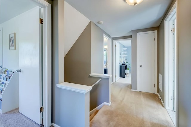 272 Shaftsbury Rd, Brighton, NY 14610 - corridor with light carpet and baseboards