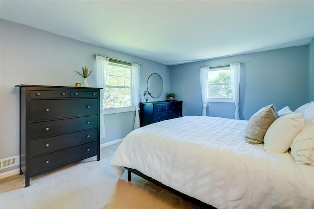 272 Shaftsbury Rd, Brighton, NY 14610 - bedroom with multiple windows, light carpet, and baseboards