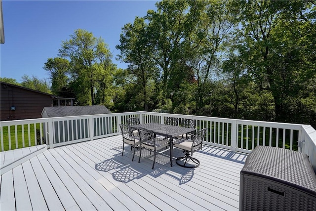272 Shaftsbury Rd, Brighton, NY 14610 - deck featuring outdoor dining space