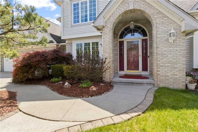 23 Sunberry Dr, Perinton, NY 14526 - entrance to property featuring brick siding