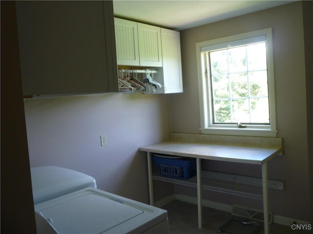 3899 Sweet Rd, Pompey, NY 13078 - office area featuring washing machine and dryer