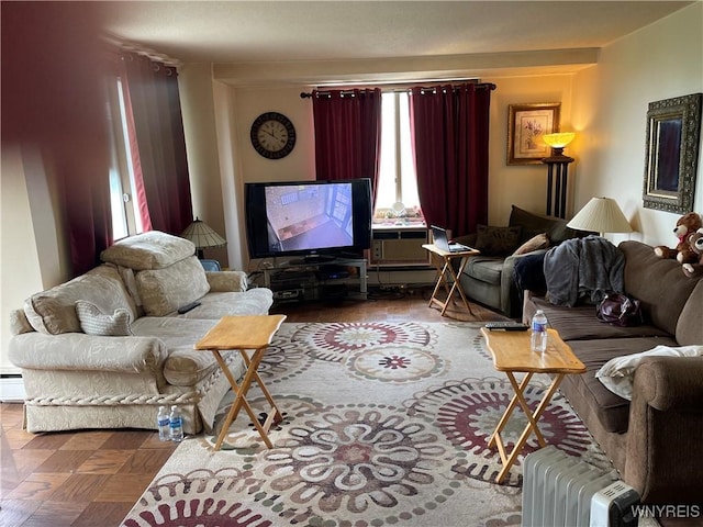 151 Buffalo Ave Unit 404, Niagara Falls, NY 14303 - living area featuring baseboard heating