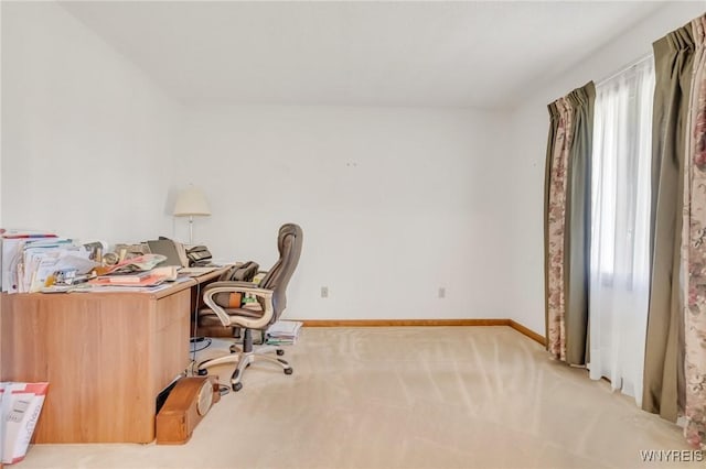 24 Bluejay Cir, Lancaster, NY 14086 - home office featuring baseboards and light carpet
