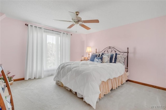 24 Bluejay Cir, Lancaster, NY 14086 - bedroom featuring light colored carpet, baseboards, and a ceiling fan