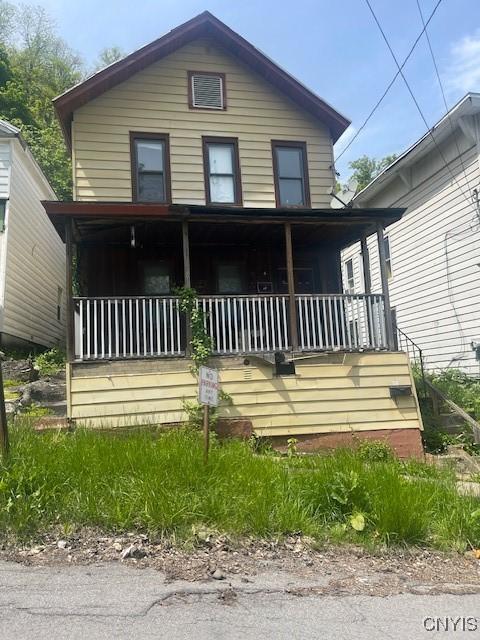 24 King St, Little Falls-City, NY 13365 - view of front of property with covered porch