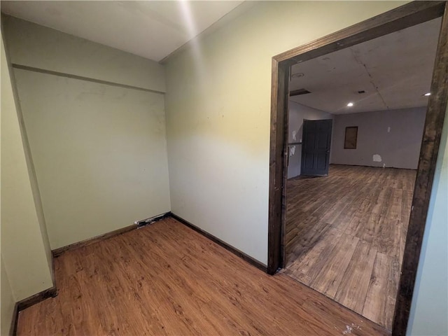 1077 Looker Mtn, Otto Twp, PA 16745 - unfurnished room featuring wood finished floors and baseboards