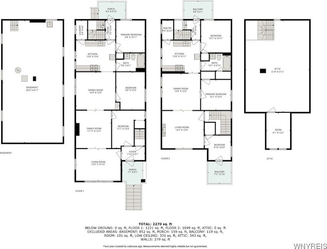 405 W Ferry St, Buffalo, NY 14213 - floor plan / room layout