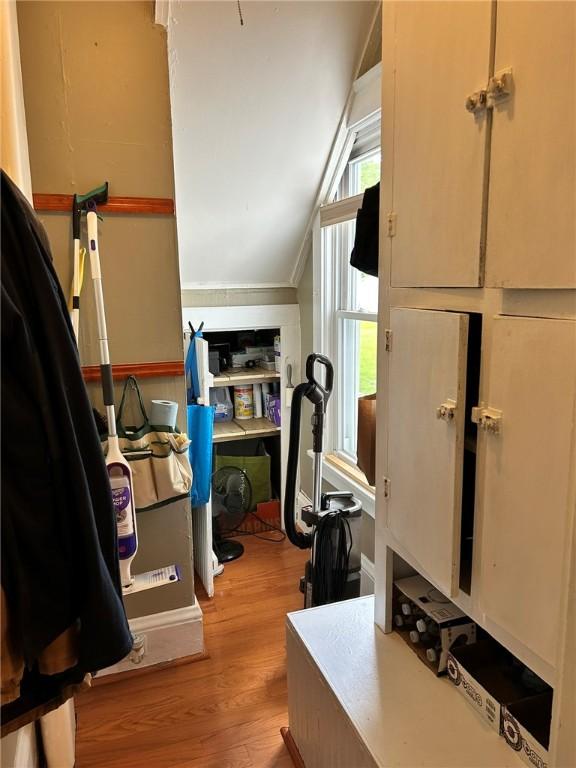 2287 State Route 352, Big Flats, NY 14903 - workout room featuring wood finished floors and lofted ceiling