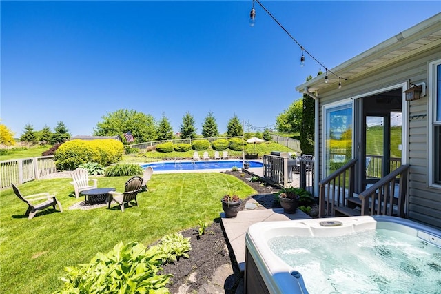 56 Edenfield Rd, Penfield, NY 14526 - view of yard with a hot tub