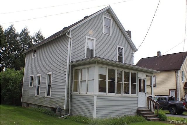 116 Merden St, Salamanca-City, NY 14779 - view of front of home featuring entry steps and a front yard