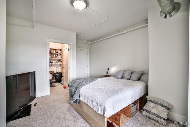 132 Lakefront Blvd Unit 204, Buffalo, NY 14202 - carpeted bedroom featuring a spacious closet and a closet