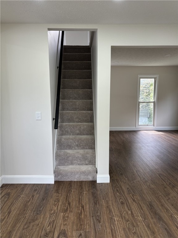 3758 Lake Rd N, Clarkson, NY 14420 - stairs with wood finished floors and baseboards