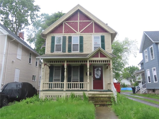 11 Cortland St, Geneva-City, NY 14456 - view of front of house with covered porch