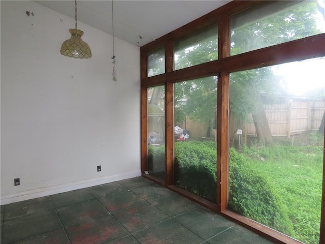 11 Cortland St, Geneva-City, NY 14456 - doorway featuring baseboards and vaulted ceiling
