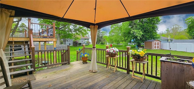 11 Cherry Cir, Erwin, NY 14870 - deck with a gazebo and stairs