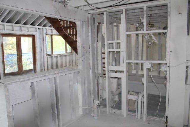 1838 Davis Rd, Aurora, NY 14170 - miscellaneous room featuring french doors
