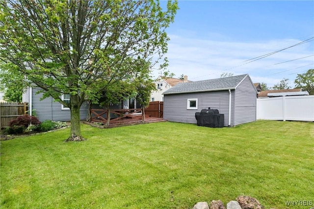 1587 Parker Blvd, Tonawanda-Town, NY 14150 - view of yard featuring an outdoor structure