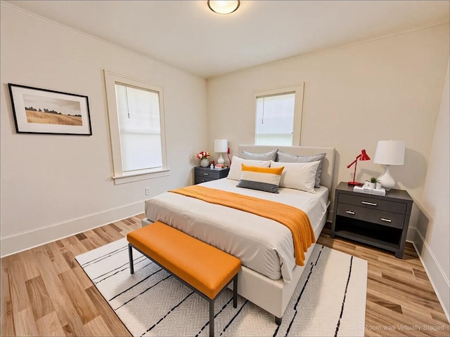 257 Haviland Park, Greece, NY 14616 - bedroom featuring light wood-type flooring and baseboards