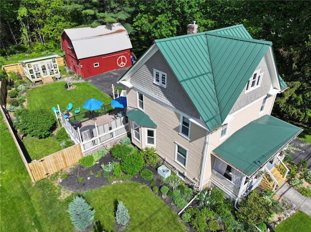 6207 Knickerbocker Rd, Ontario, NY 14519 - view from above of property
