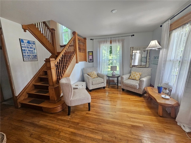 6207 Knickerbocker Rd, Ontario, NY 14519 - living room featuring hardwood / wood-style flooring and healthy amount of natural light