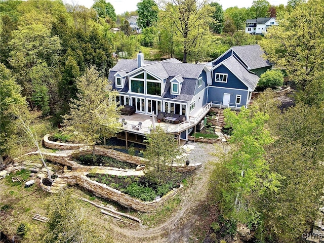 2 Perch Bay Rd, Morristown, NY 13669 - view from above of property